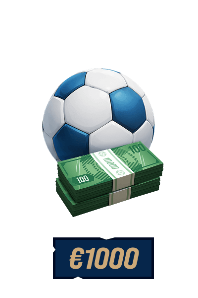 Place a €1000 bet on Sports