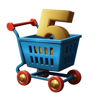 Make 5 shop purchases