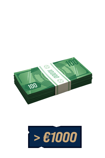 Make deposits over €1000