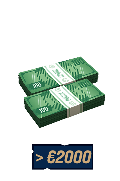 Make deposits over €2000