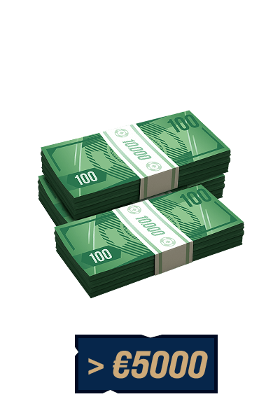 Make deposits over €5000