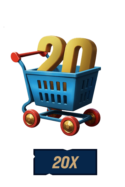 Make 20 shop purchases